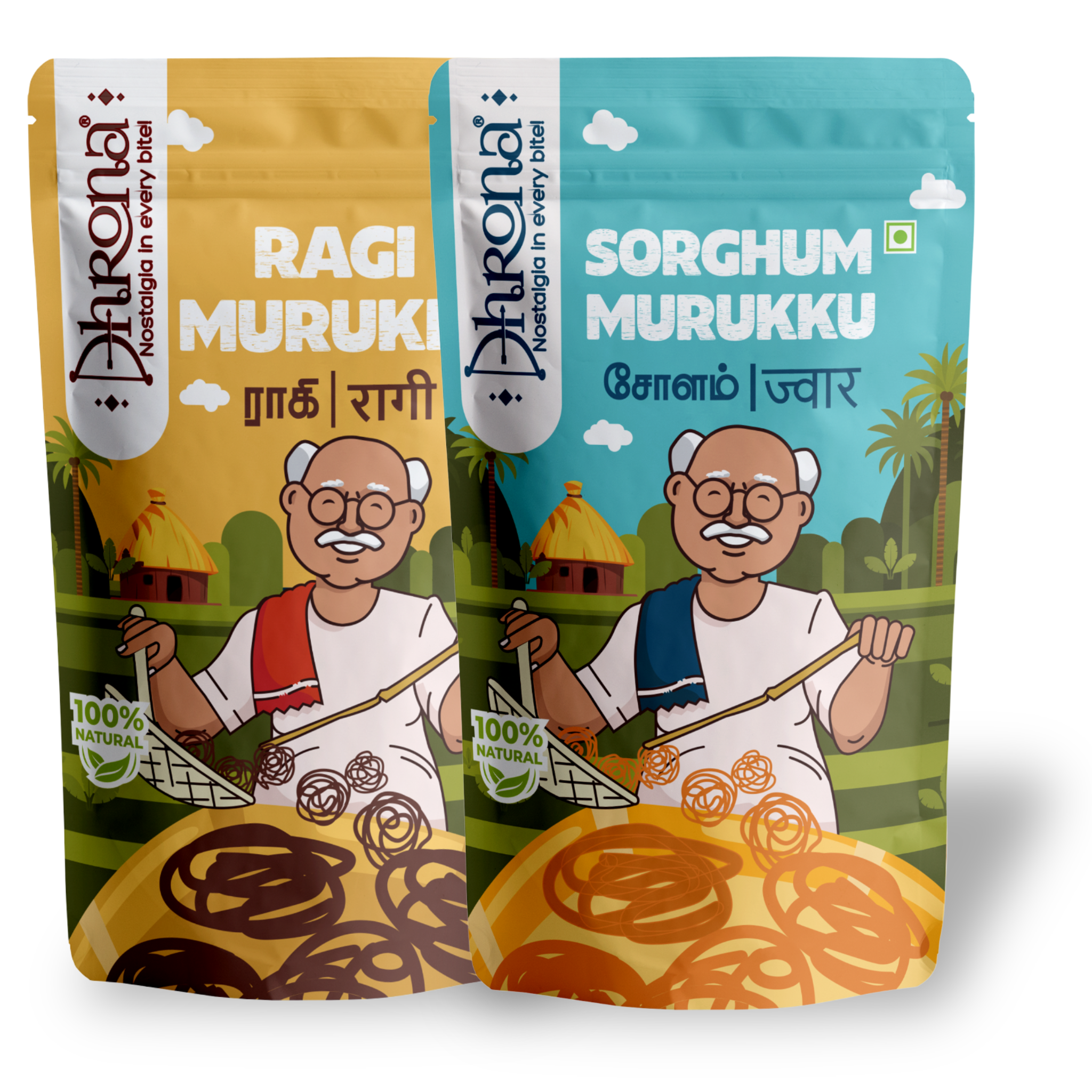 Ragi & Sorghum Murukku