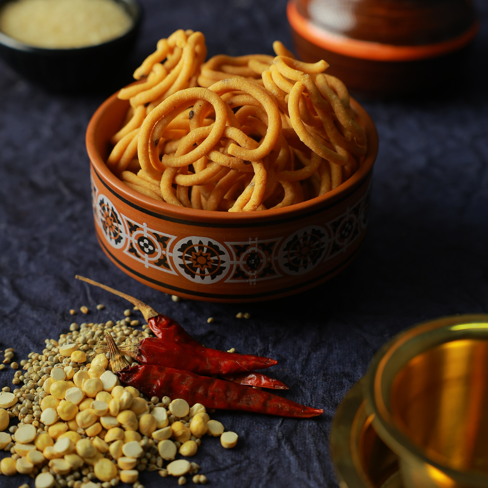 Ragi & Sorghum Murukku