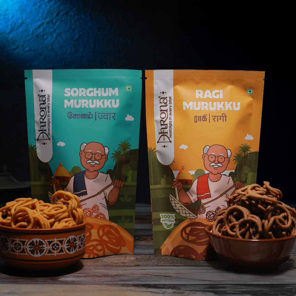 Ragi & Sorghum Murukku